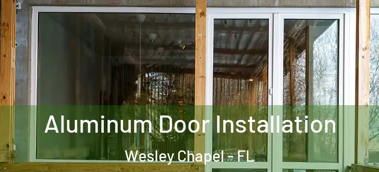 Aluminum Door Installation Wesley Chapel - FL