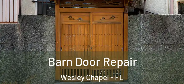 Barn Door Repair Wesley Chapel - FL