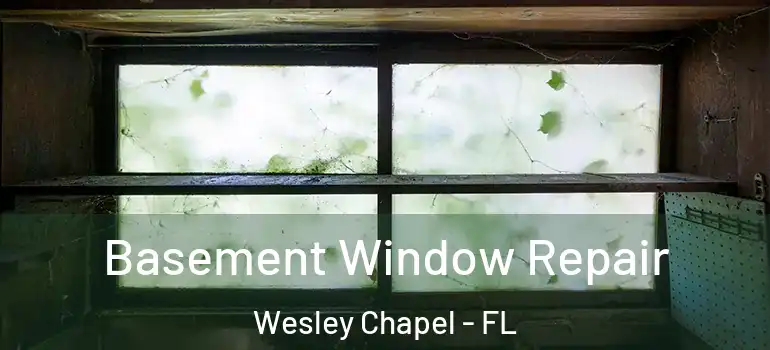 Basement Window Repair Wesley Chapel - FL
