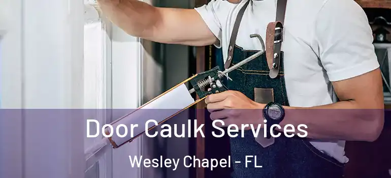 Door Caulk Services Wesley Chapel - FL