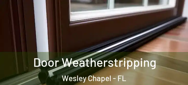 Door Weatherstripping Wesley Chapel - FL