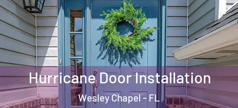 Hurricane Door Installation Wesley Chapel - FL