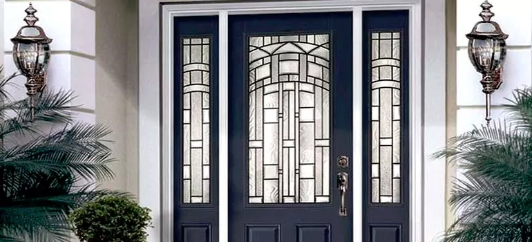 Stained Glass Door Panels in Wesley Chapel, FL