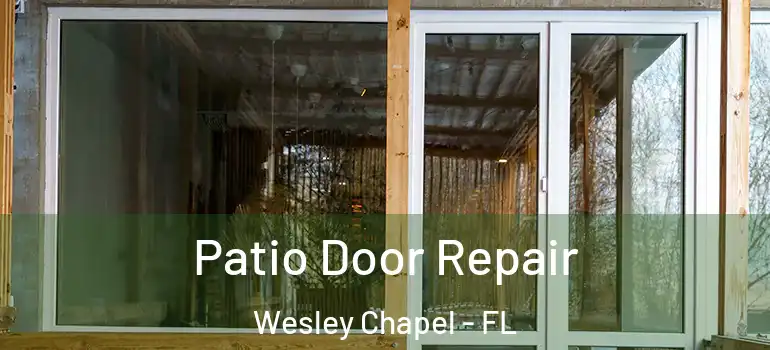 Patio Door Repair Wesley Chapel - FL