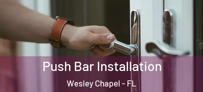 Push Bar Installation Wesley Chapel - FL