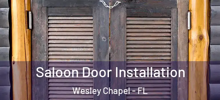 Saloon Door Installation Wesley Chapel - FL