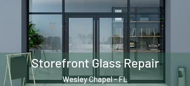 Storefront Glass Repair Wesley Chapel - FL