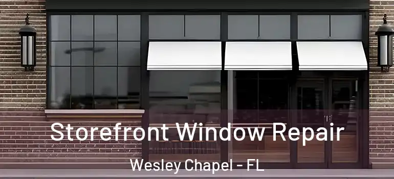 Storefront Window Repair Wesley Chapel - FL