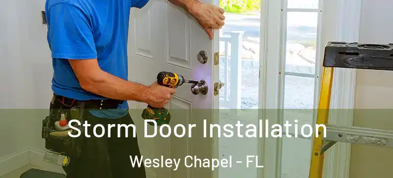 Storm Door Installation Wesley Chapel - FL