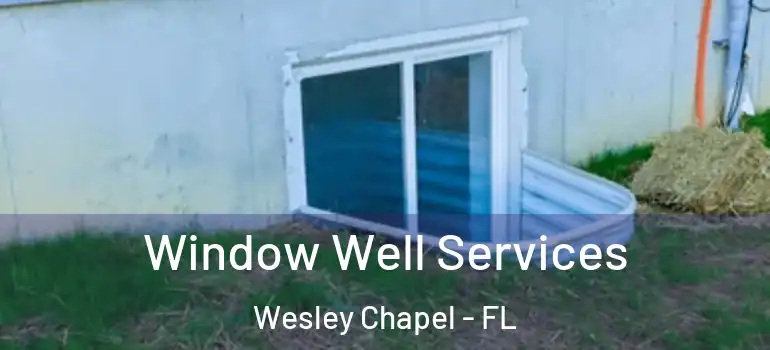 Window Well Services Wesley Chapel - FL
